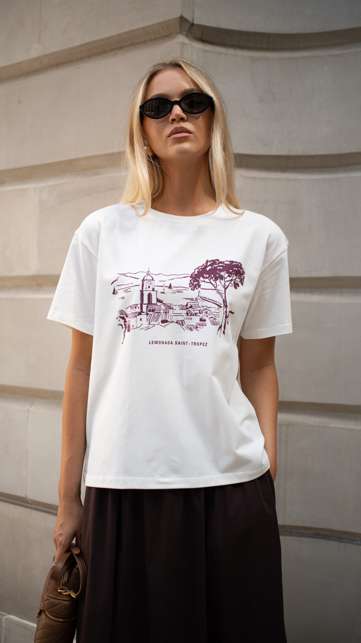 LEMONADA T-Shirt SAINT TRPOEZ bakłażan