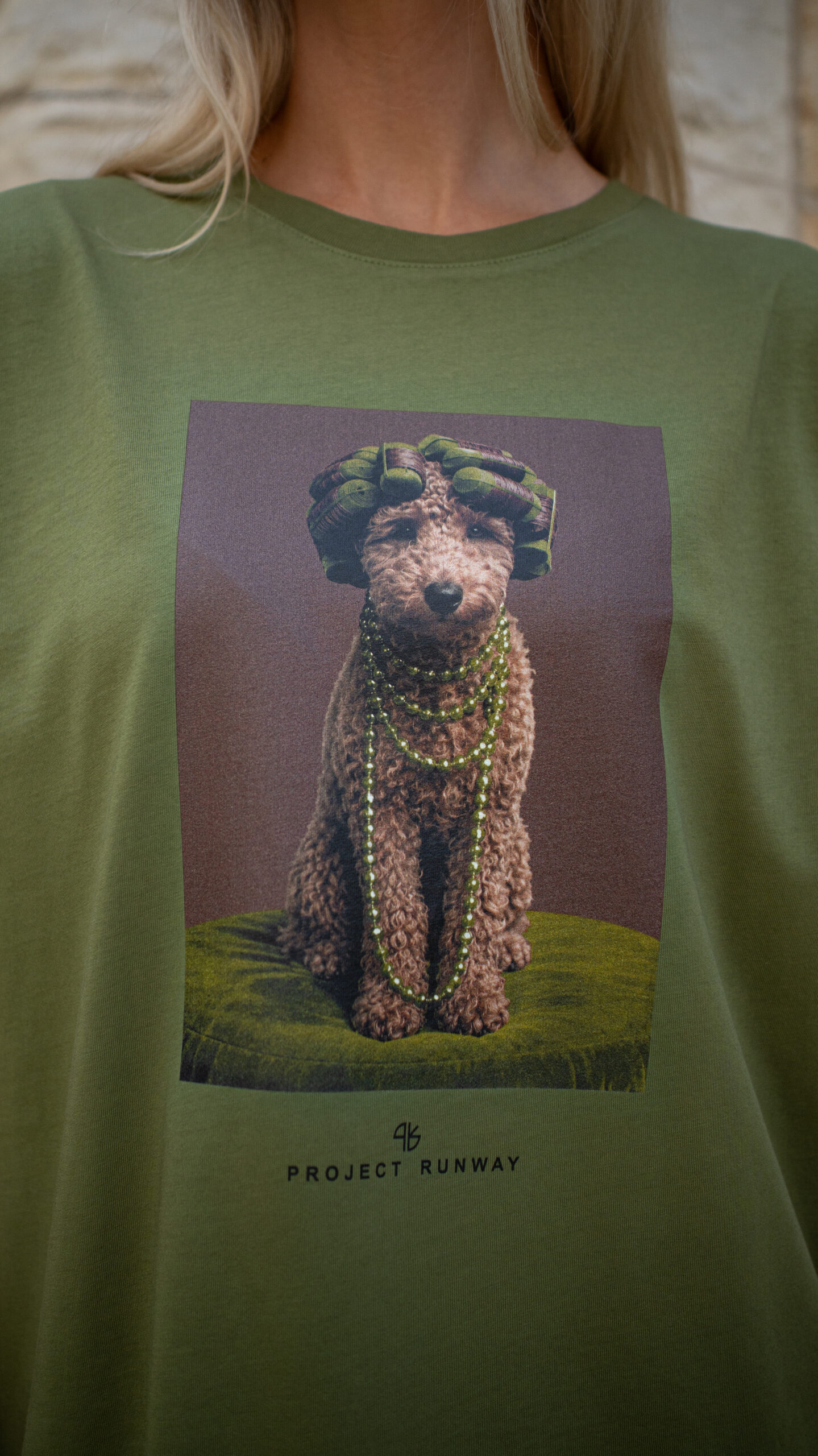 PROJECT RUNWAY T-Shirt PUDEL zielony - obrazek 2