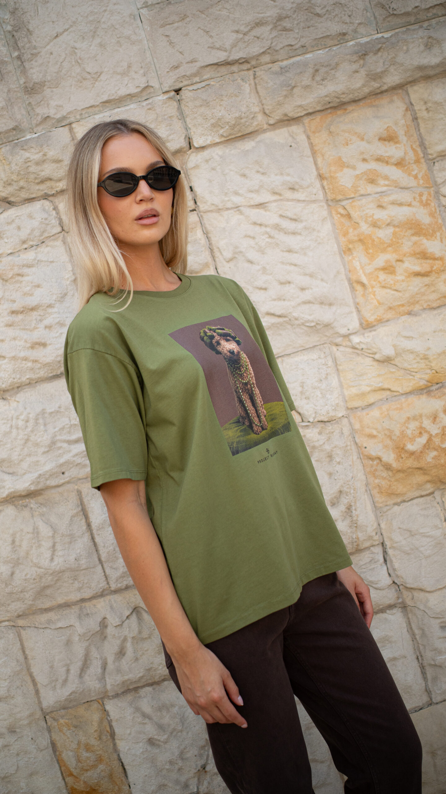 PROJECT RUNWAY T-Shirt PUDEL zielony - obrazek 5