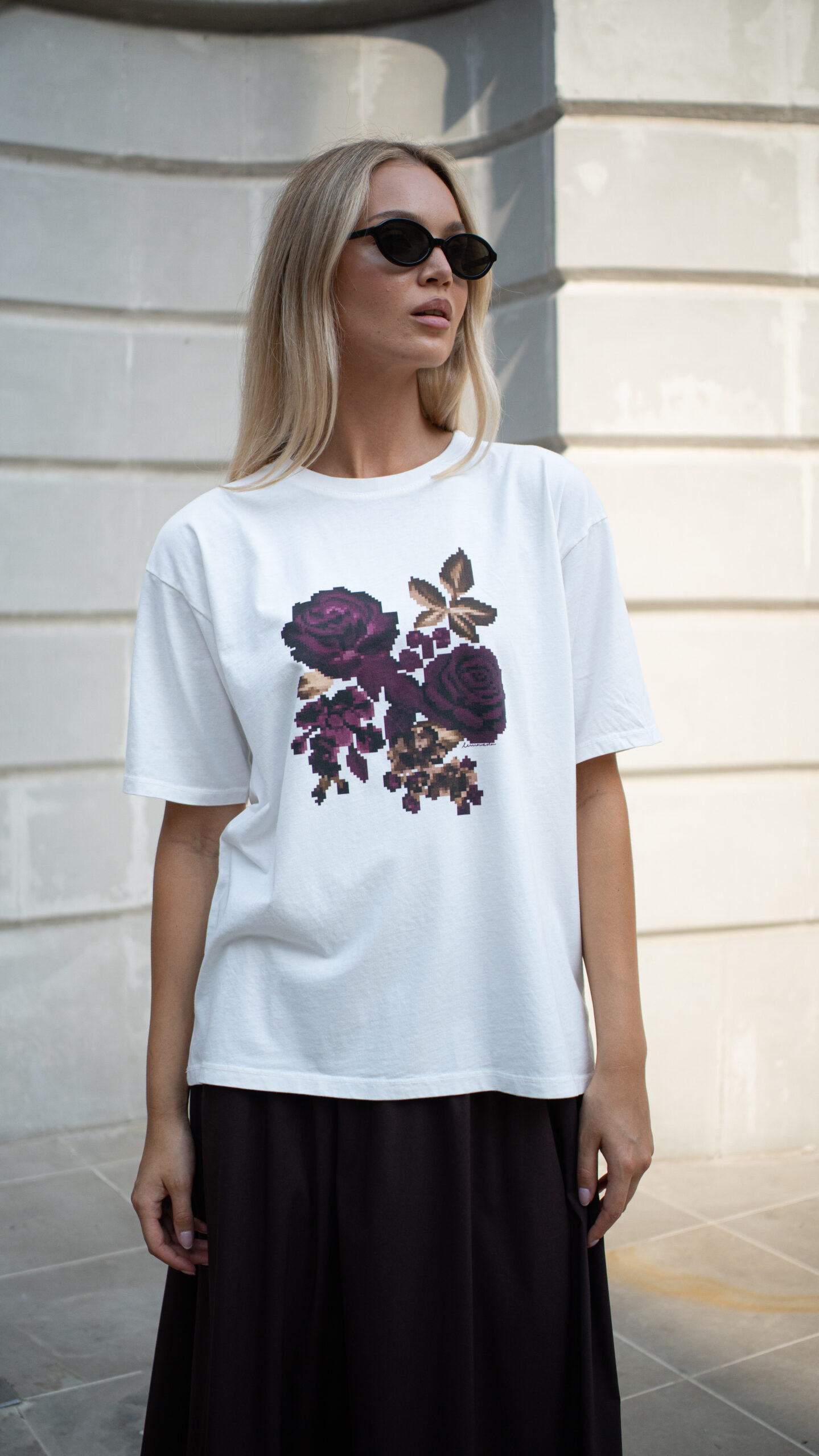 LEMONADA T-Shirt KWIAT BIAŁA