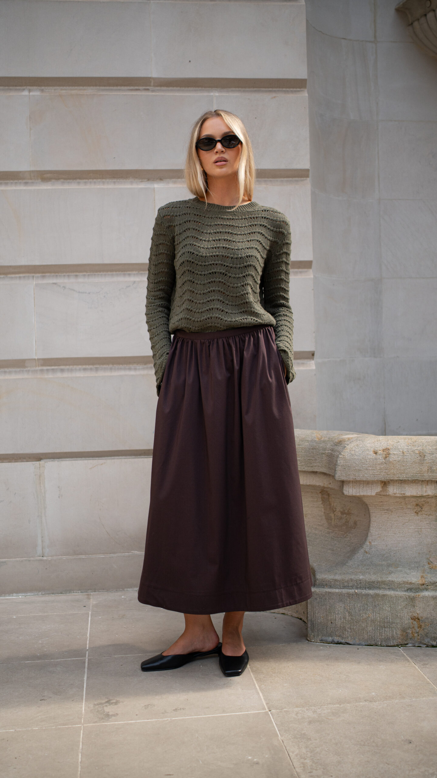 LEMONADA sweter SZYDEŁKO khaki - obrazek 4