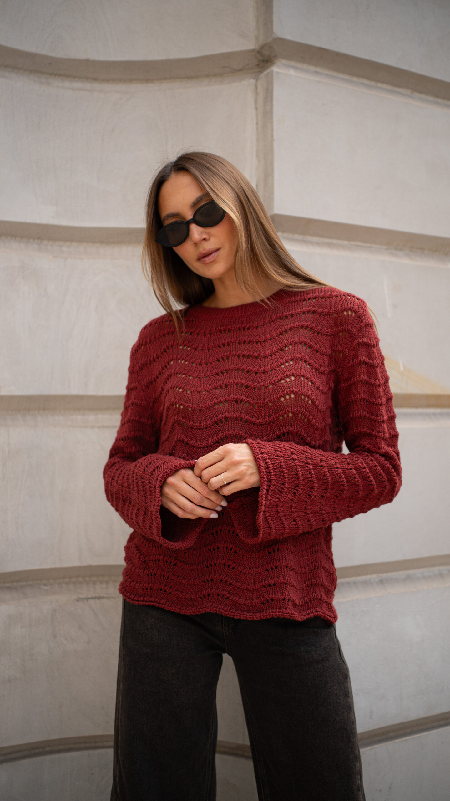 LEMONADA sweter SZYDEŁKO ceglasty - obrazek 4