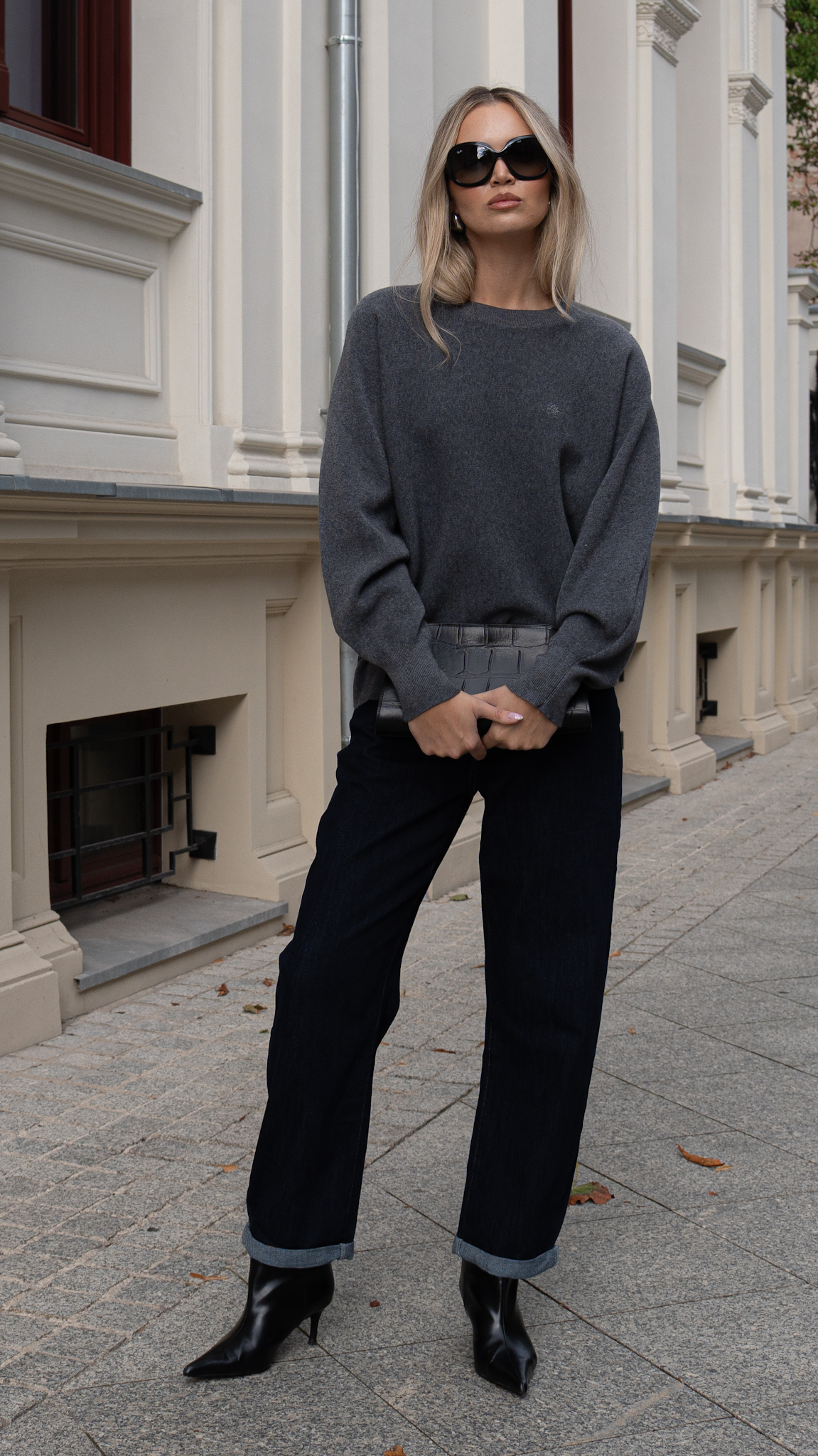 Sweter Yvette — szary - obrazek 4