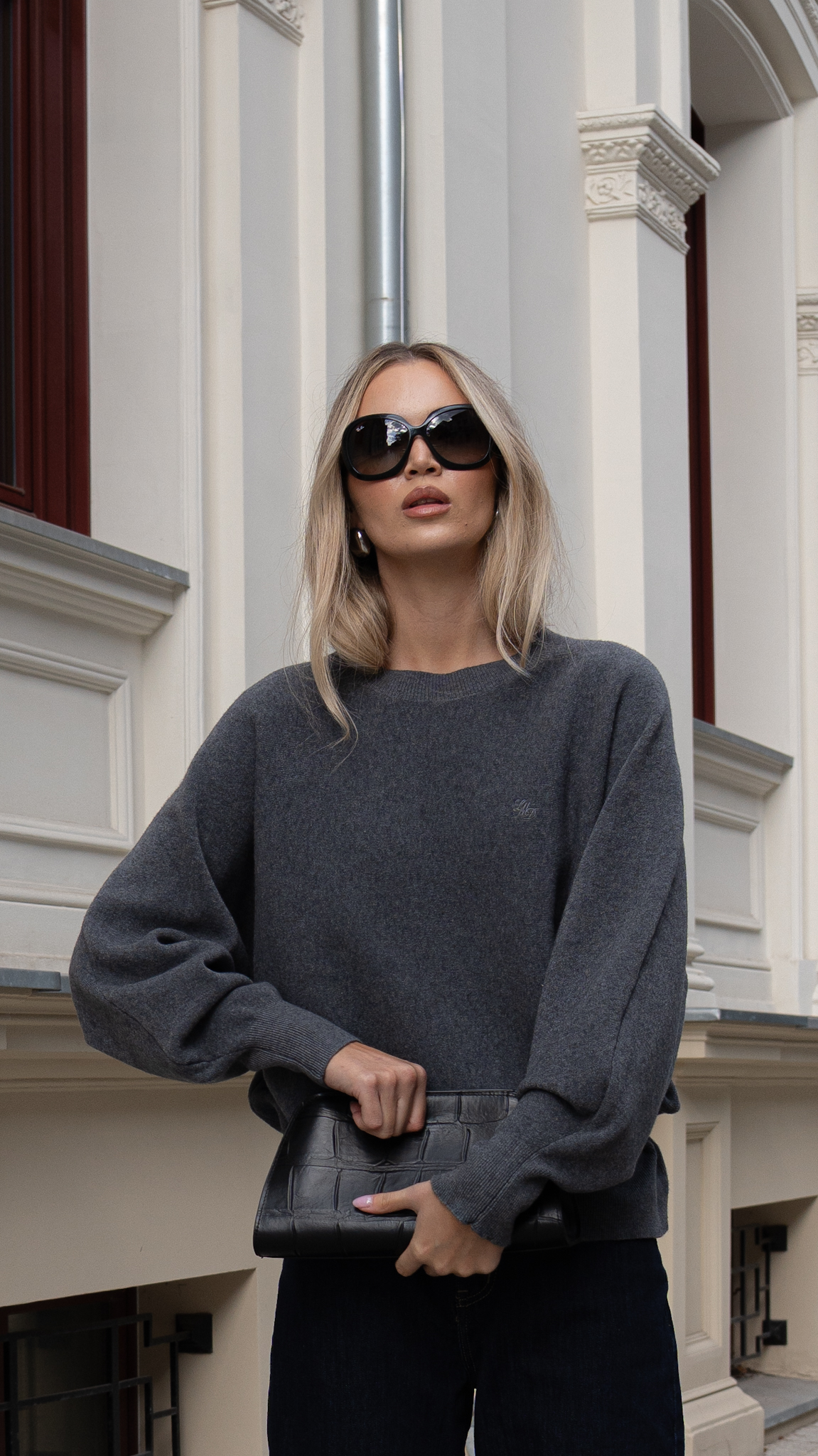 Sweter Yvette — szary - obrazek 5