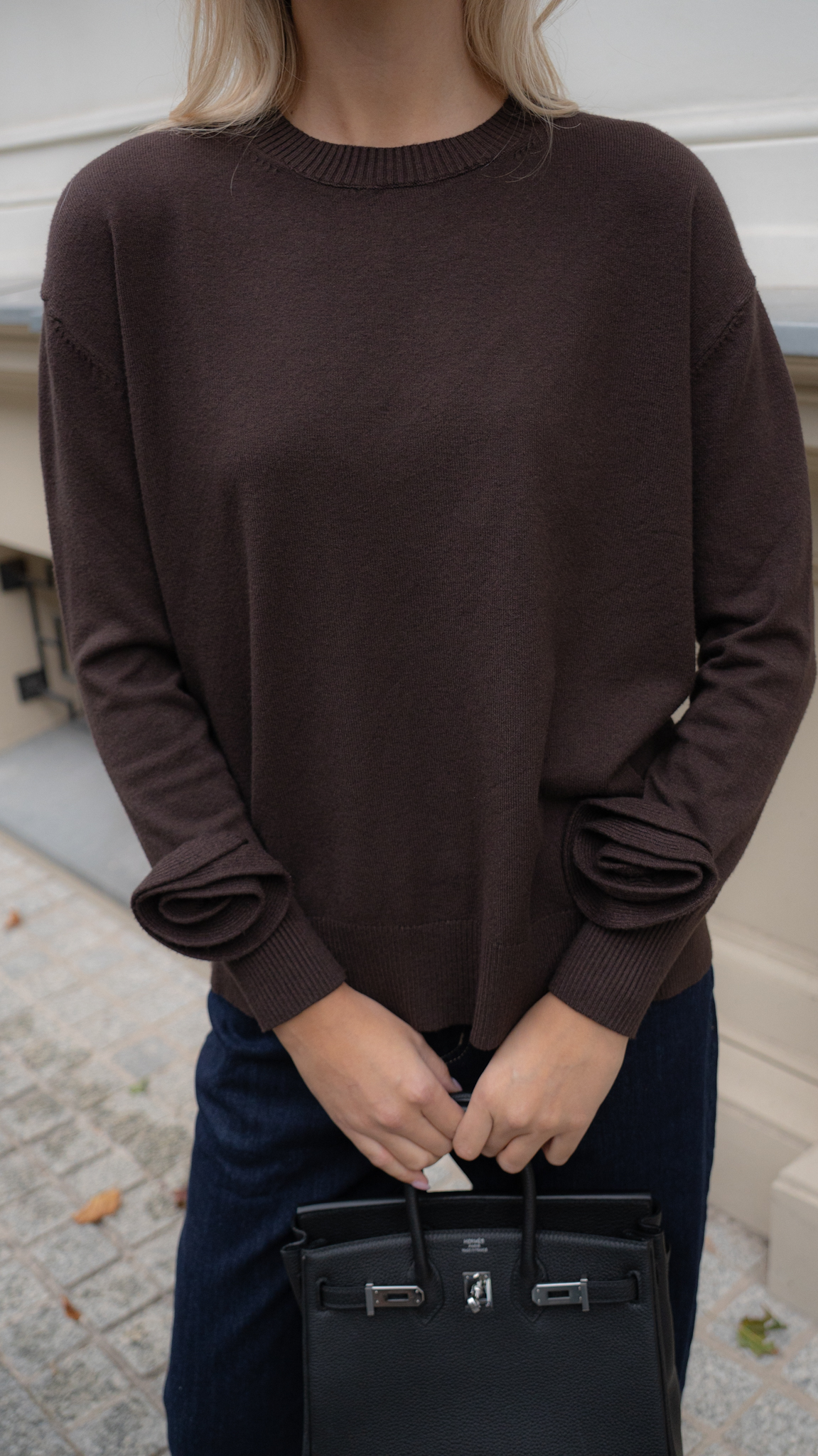 Sweter Rosalie — brąz - obrazek 5