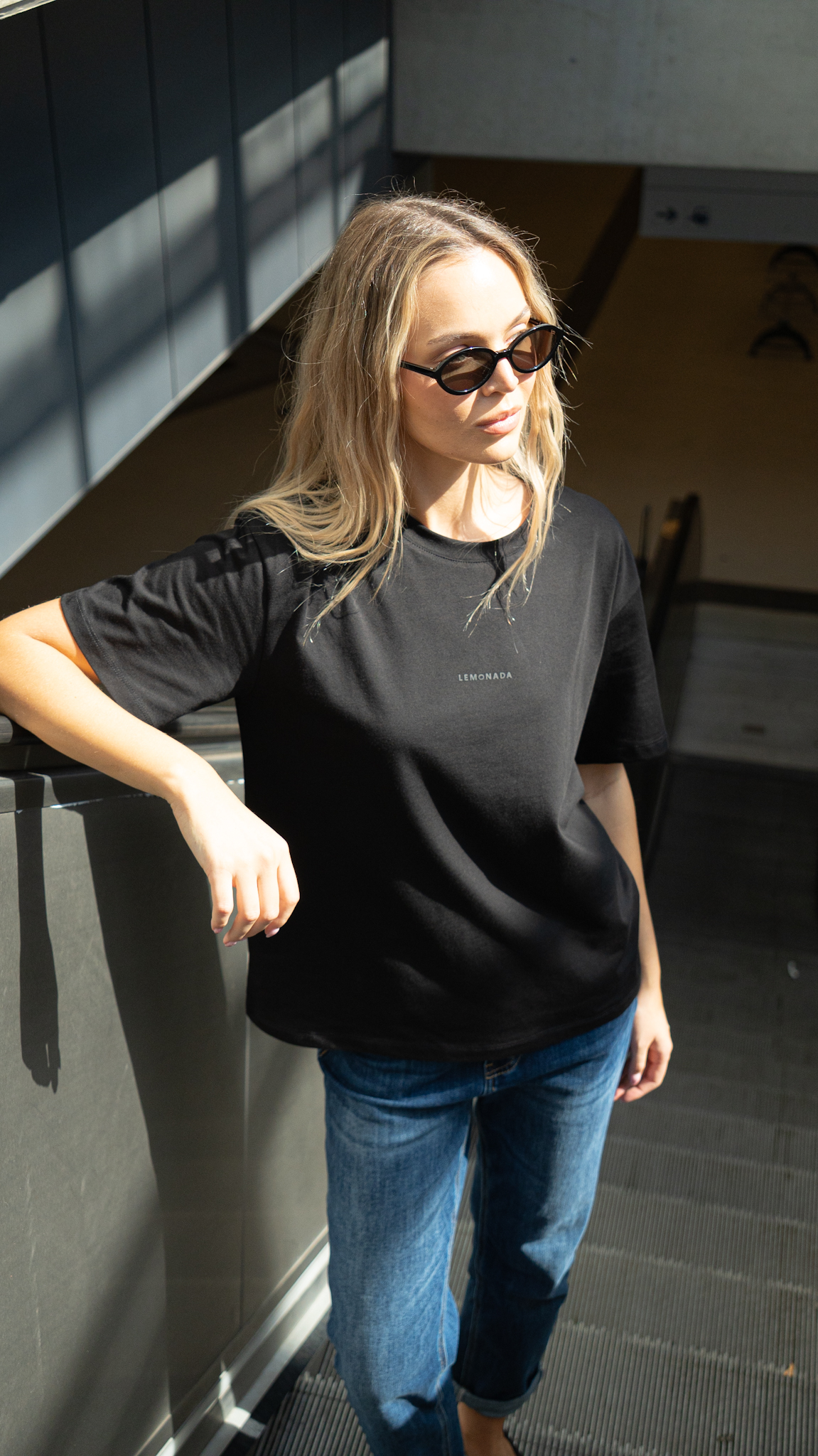 T-shirt Agathe — czerń