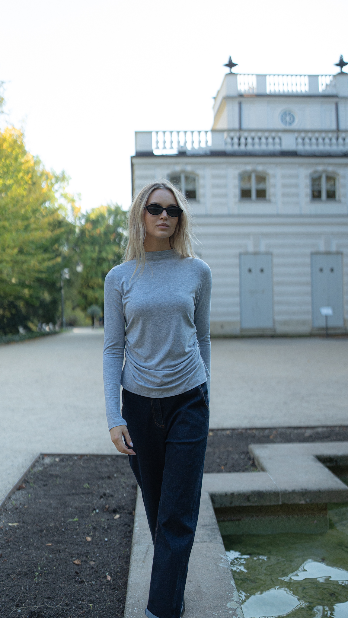 Bluzka Solène — szary - obrazek 3