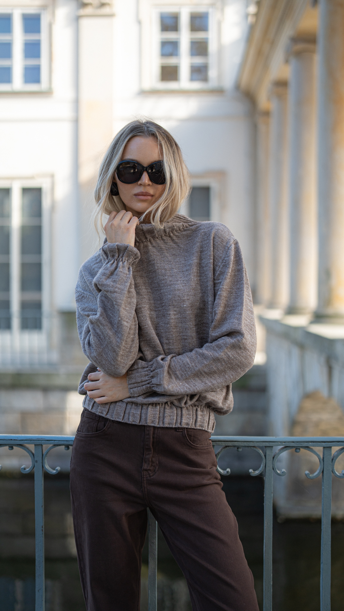 Sweter Camille — beż