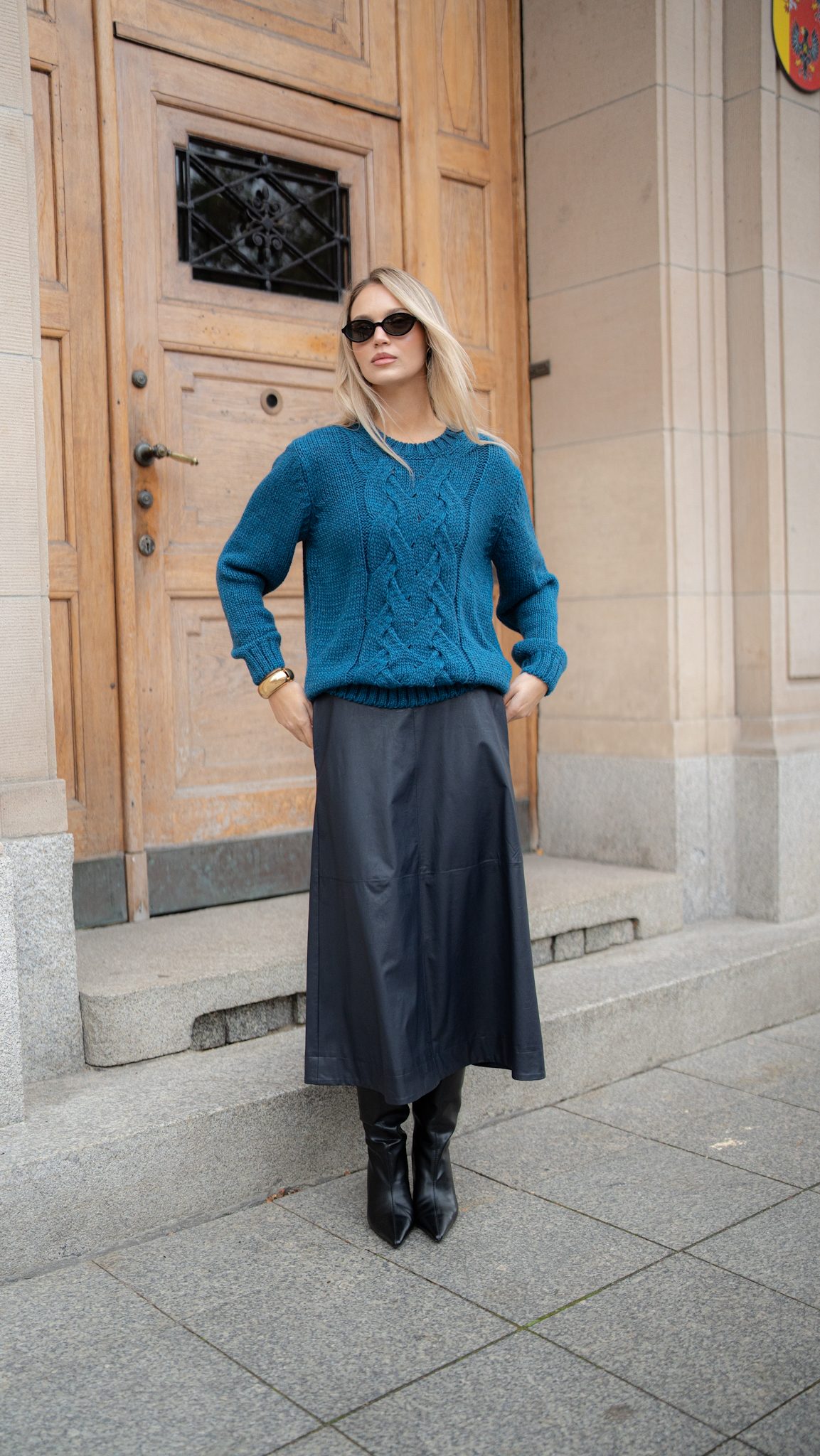 Sweter Madeleine Pétrole